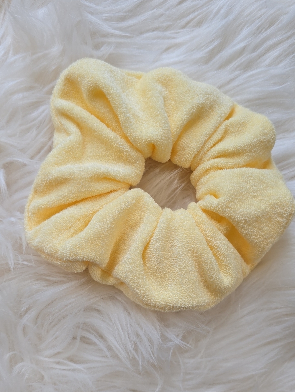 Terry Cloth Hair Scrunchie
